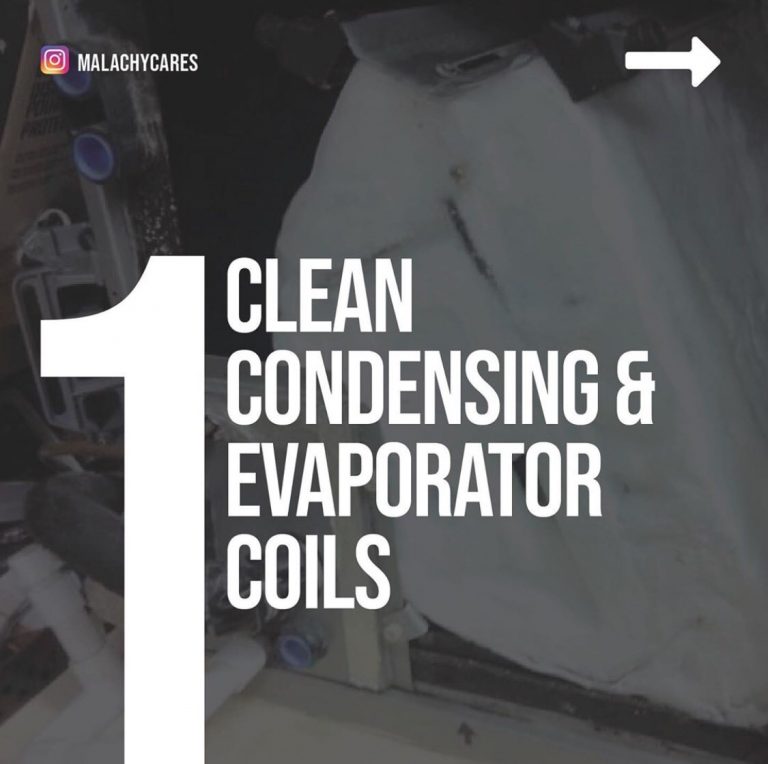 Clean Condensing & Evap Coils 